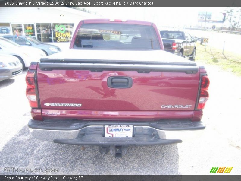 Sport Red Metallic / Dark Charcoal 2005 Chevrolet Silverado 1500 LS Crew Cab 4x4