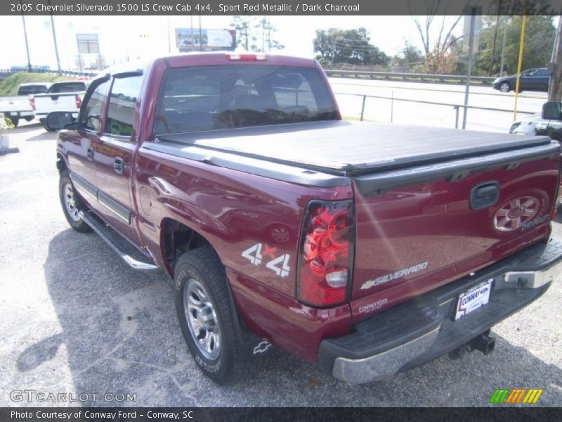 Sport Red Metallic / Dark Charcoal 2005 Chevrolet Silverado 1500 LS Crew Cab 4x4