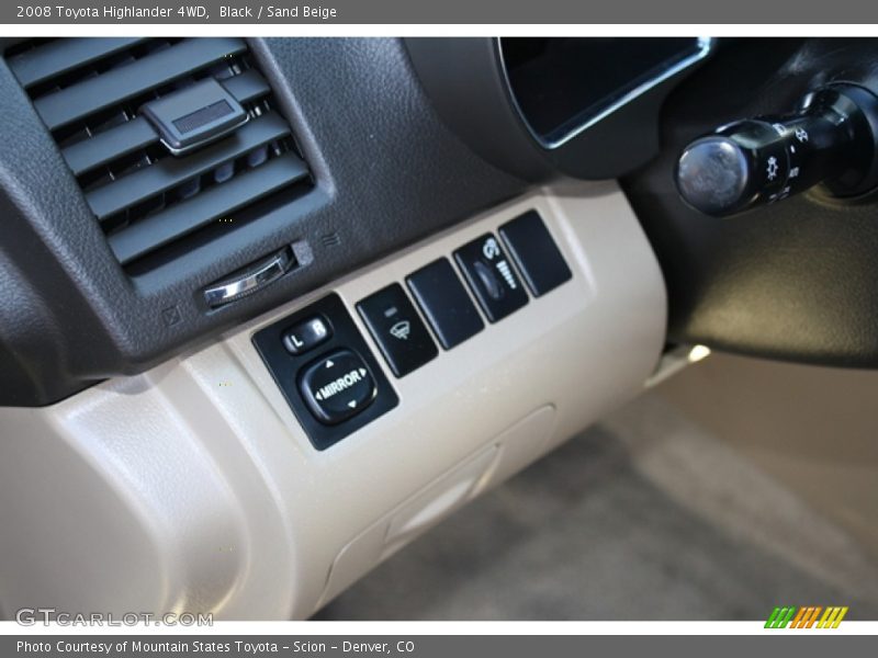 Black / Sand Beige 2008 Toyota Highlander 4WD