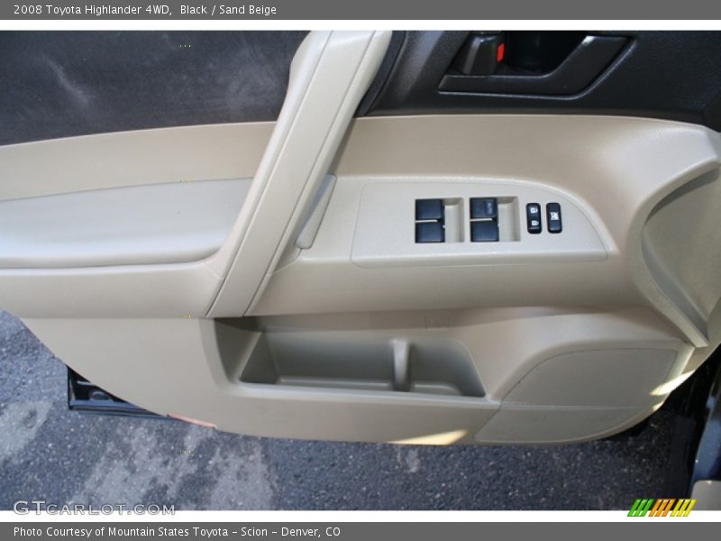 Black / Sand Beige 2008 Toyota Highlander 4WD