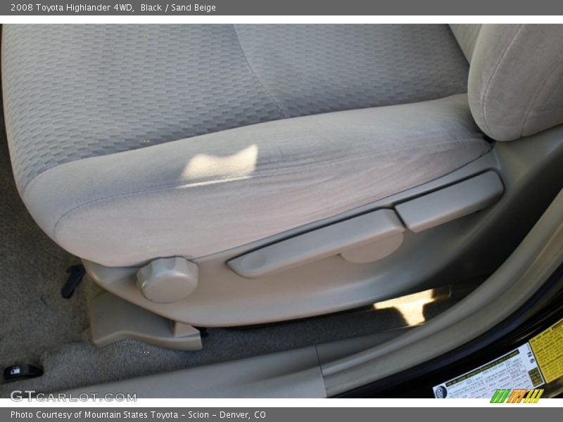 Black / Sand Beige 2008 Toyota Highlander 4WD