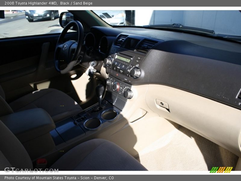 Black / Sand Beige 2008 Toyota Highlander 4WD