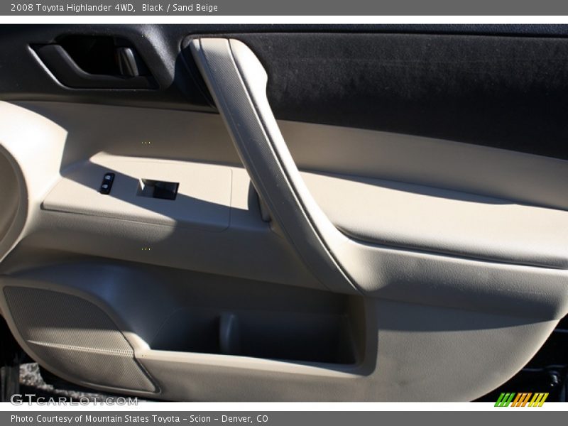 Black / Sand Beige 2008 Toyota Highlander 4WD
