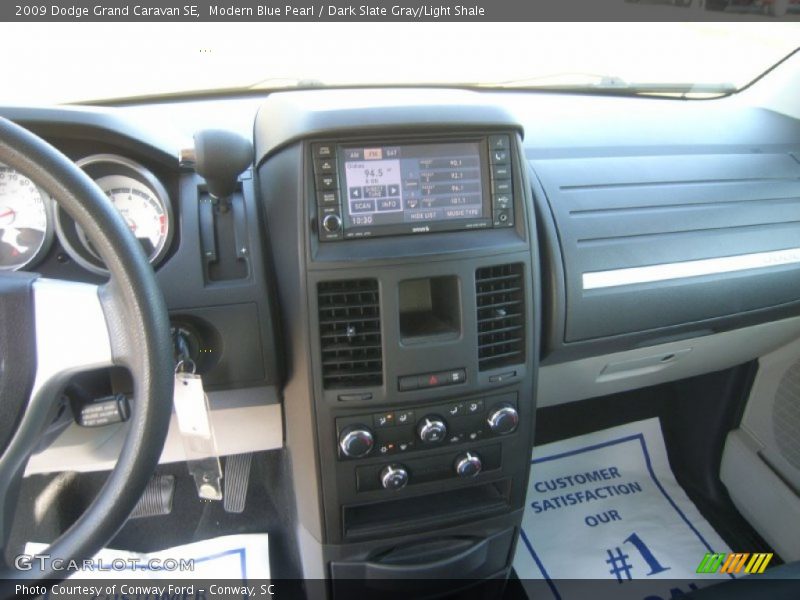 Modern Blue Pearl / Dark Slate Gray/Light Shale 2009 Dodge Grand Caravan SE