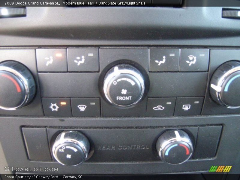 Modern Blue Pearl / Dark Slate Gray/Light Shale 2009 Dodge Grand Caravan SE
