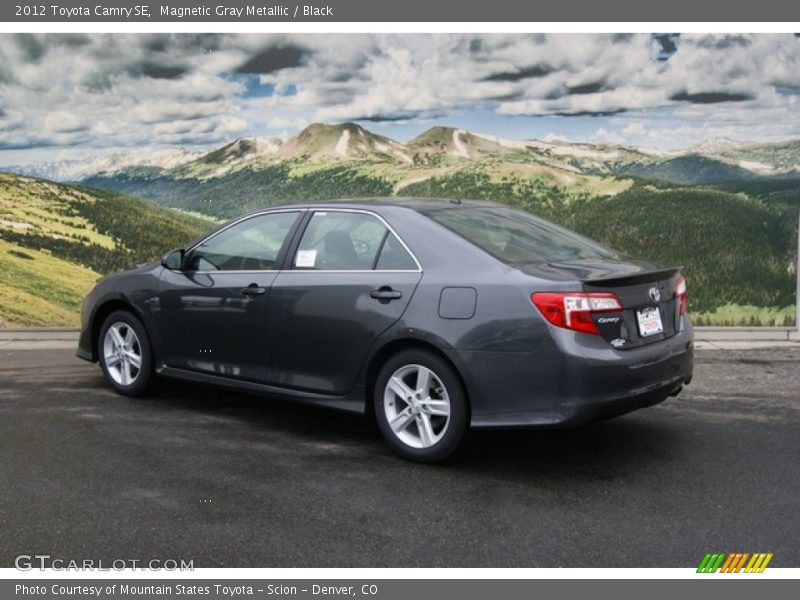 Magnetic Gray Metallic / Black 2012 Toyota Camry SE