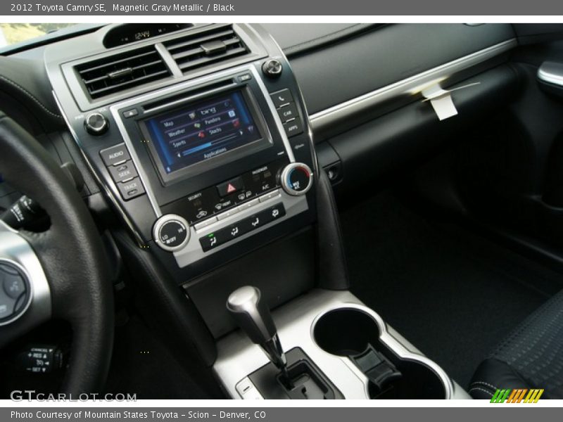 Magnetic Gray Metallic / Black 2012 Toyota Camry SE