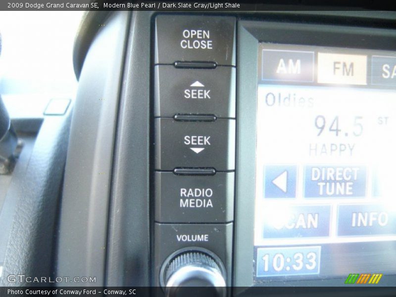 Modern Blue Pearl / Dark Slate Gray/Light Shale 2009 Dodge Grand Caravan SE