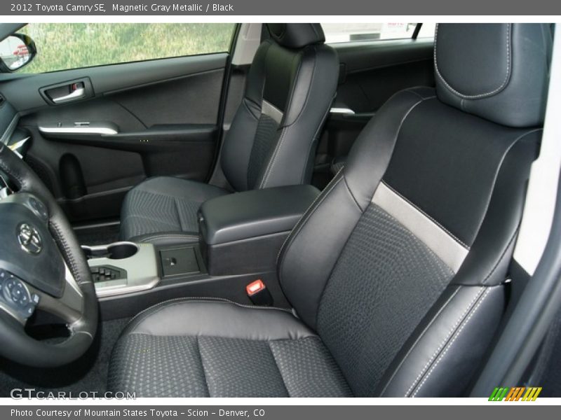 Magnetic Gray Metallic / Black 2012 Toyota Camry SE
