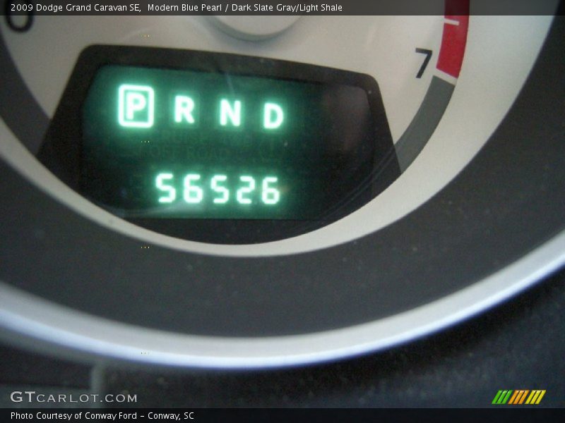 Modern Blue Pearl / Dark Slate Gray/Light Shale 2009 Dodge Grand Caravan SE