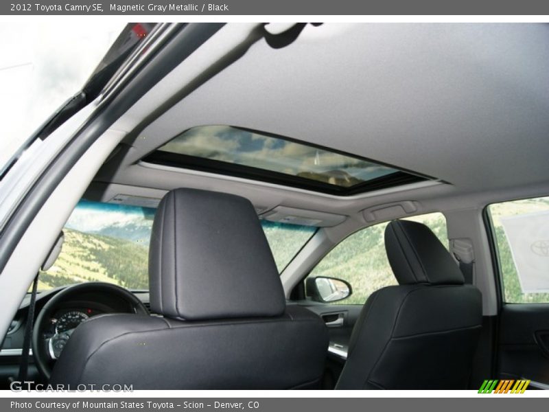 Magnetic Gray Metallic / Black 2012 Toyota Camry SE