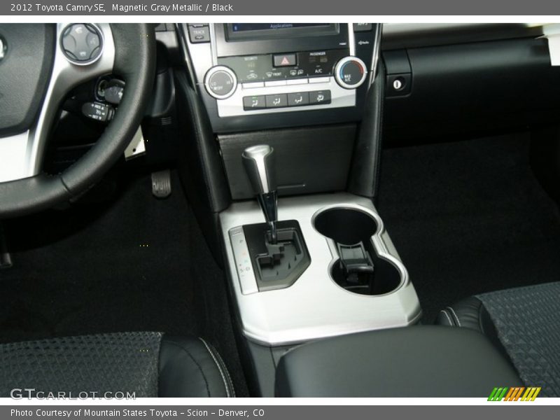 Magnetic Gray Metallic / Black 2012 Toyota Camry SE