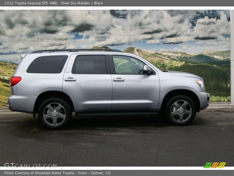 Silver Sky Metallic / Black 2012 Toyota Sequoia SR5 4WD
