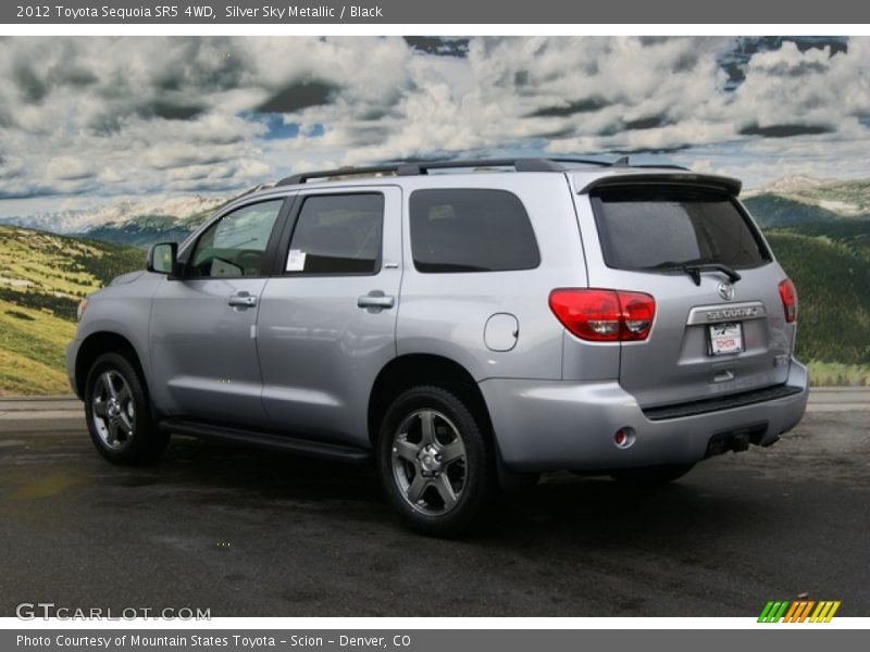 Silver Sky Metallic / Black 2012 Toyota Sequoia SR5 4WD