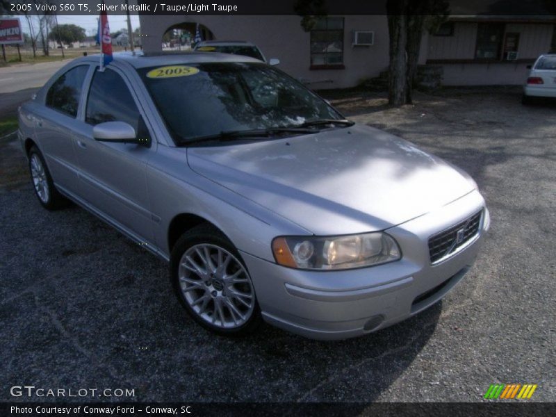 Silver Metallic / Taupe/Light Taupe 2005 Volvo S60 T5