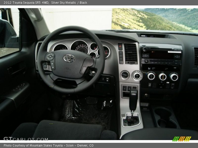 Silver Sky Metallic / Black 2012 Toyota Sequoia SR5 4WD