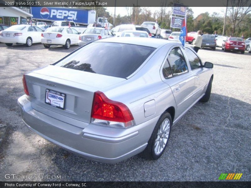 Silver Metallic / Taupe/Light Taupe 2005 Volvo S60 T5