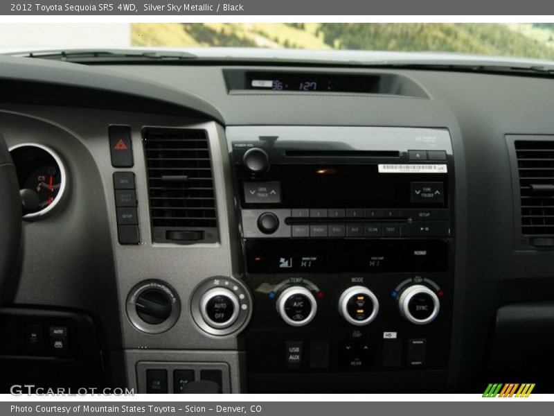 Silver Sky Metallic / Black 2012 Toyota Sequoia SR5 4WD
