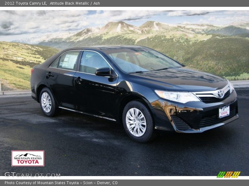 Attitude Black Metallic / Ash 2012 Toyota Camry LE
