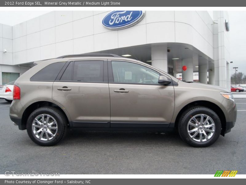 Mineral Grey Metallic / Medium Light Stone 2012 Ford Edge SEL