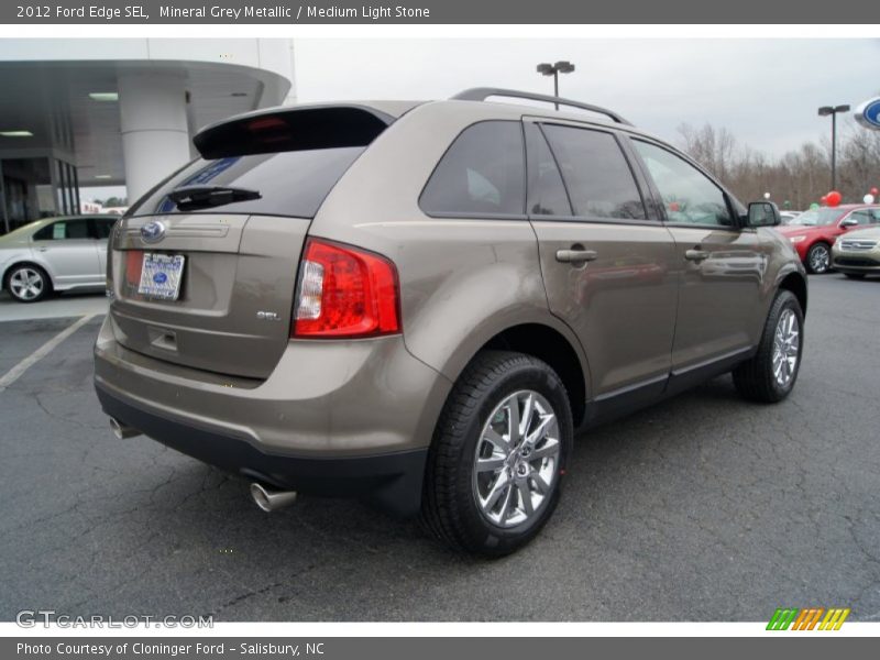 Mineral Grey Metallic / Medium Light Stone 2012 Ford Edge SEL