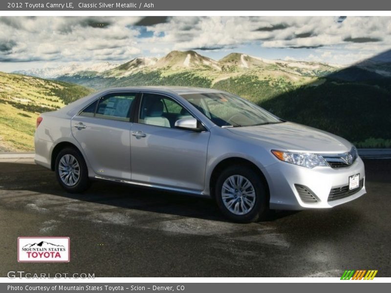 Classic Silver Metallic / Ash 2012 Toyota Camry LE