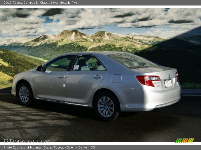 Classic Silver Metallic / Ash 2012 Toyota Camry LE