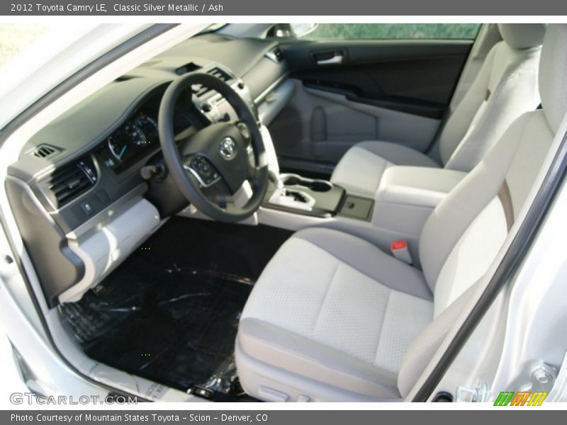 Classic Silver Metallic / Ash 2012 Toyota Camry LE