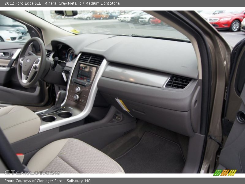Mineral Grey Metallic / Medium Light Stone 2012 Ford Edge SEL