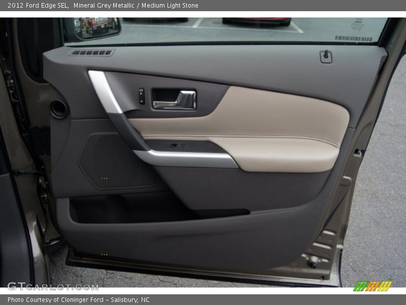 Mineral Grey Metallic / Medium Light Stone 2012 Ford Edge SEL
