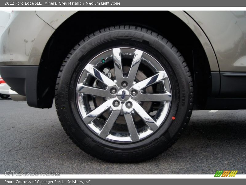 Mineral Grey Metallic / Medium Light Stone 2012 Ford Edge SEL