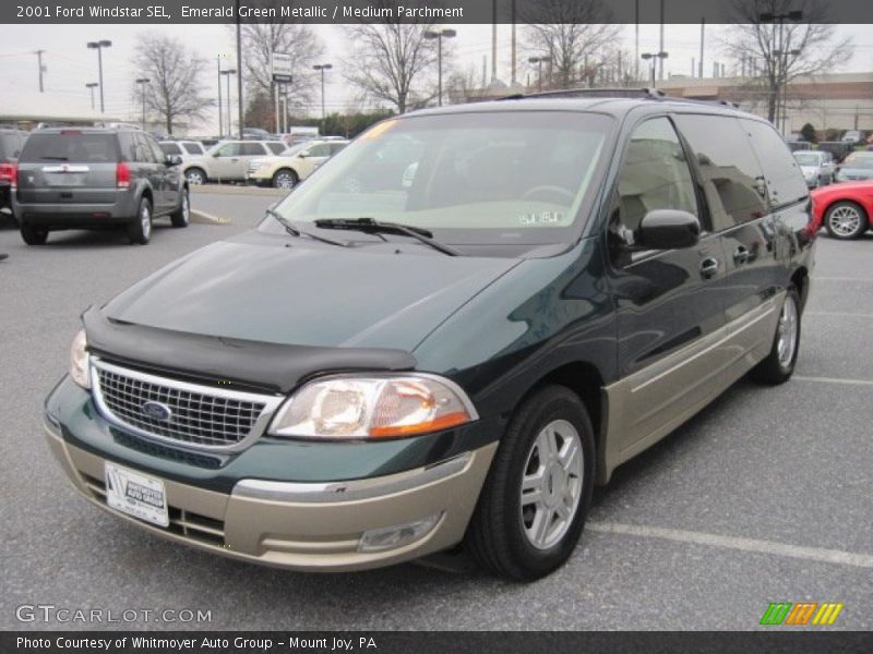 Emerald Green Metallic / Medium Parchment 2001 Ford Windstar SEL