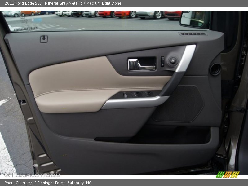 Mineral Grey Metallic / Medium Light Stone 2012 Ford Edge SEL