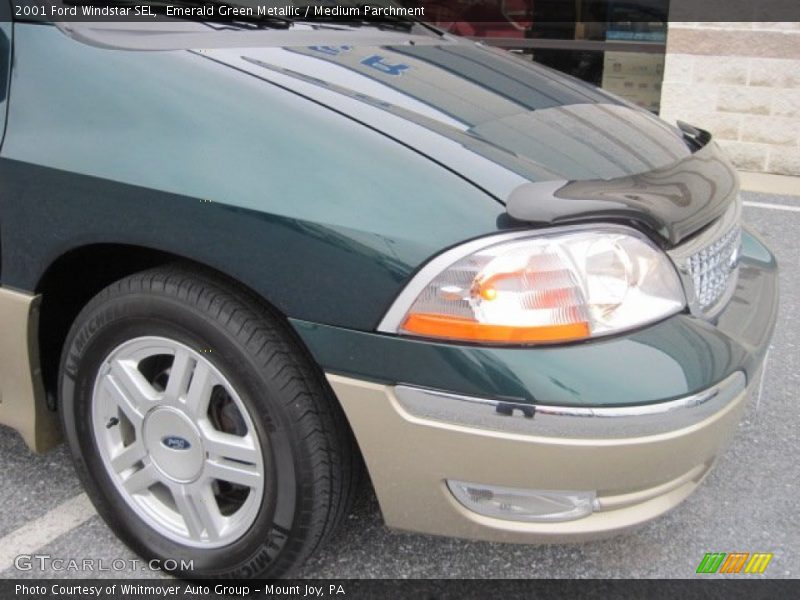 Emerald Green Metallic / Medium Parchment 2001 Ford Windstar SEL