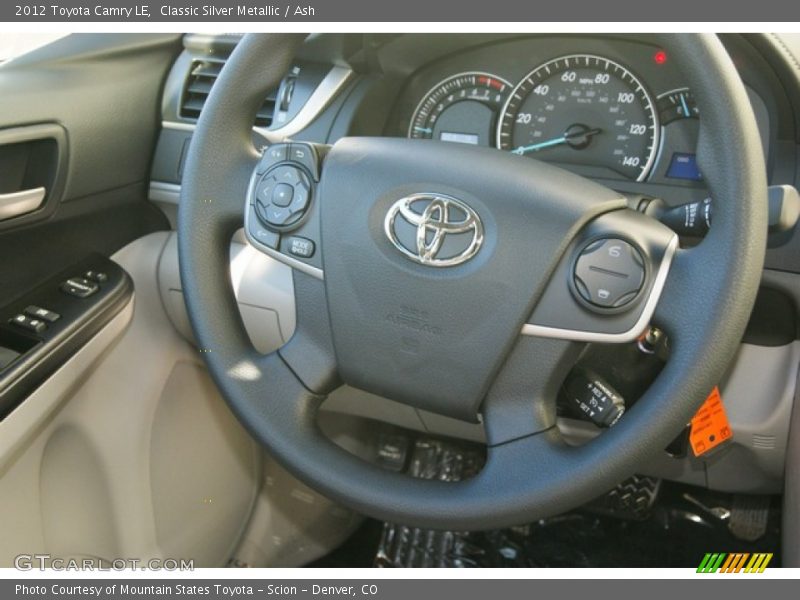 Classic Silver Metallic / Ash 2012 Toyota Camry LE