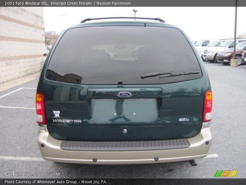 Emerald Green Metallic / Medium Parchment 2001 Ford Windstar SEL