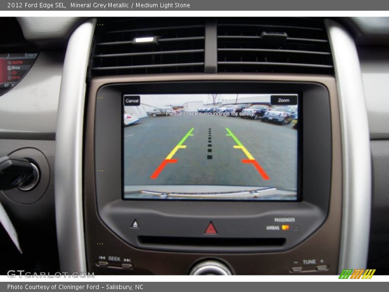 Mineral Grey Metallic / Medium Light Stone 2012 Ford Edge SEL