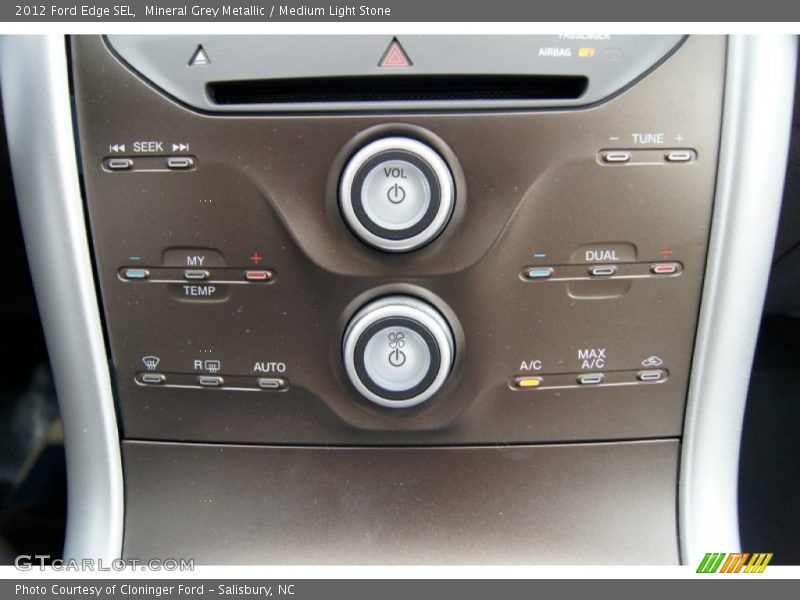 Mineral Grey Metallic / Medium Light Stone 2012 Ford Edge SEL