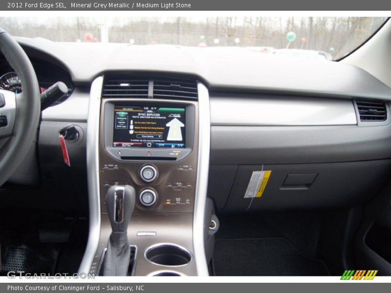 Mineral Grey Metallic / Medium Light Stone 2012 Ford Edge SEL