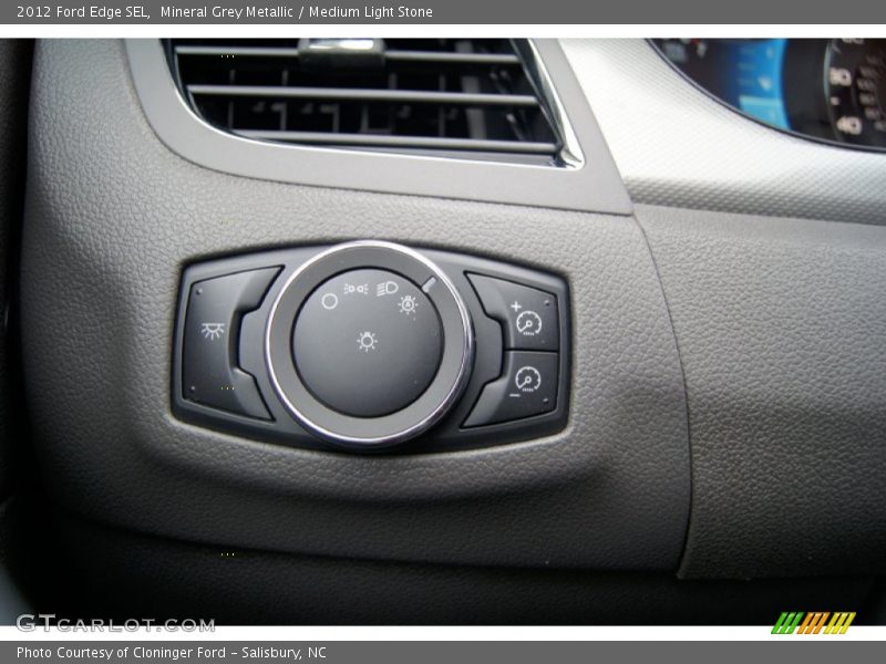Mineral Grey Metallic / Medium Light Stone 2012 Ford Edge SEL