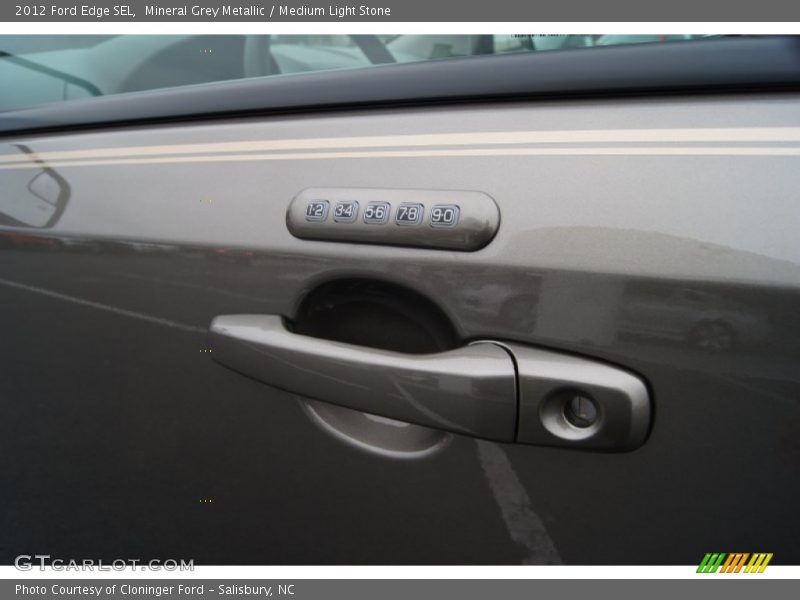 Mineral Grey Metallic / Medium Light Stone 2012 Ford Edge SEL