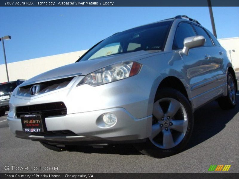 Alabaster Silver Metallic / Ebony 2007 Acura RDX Technology