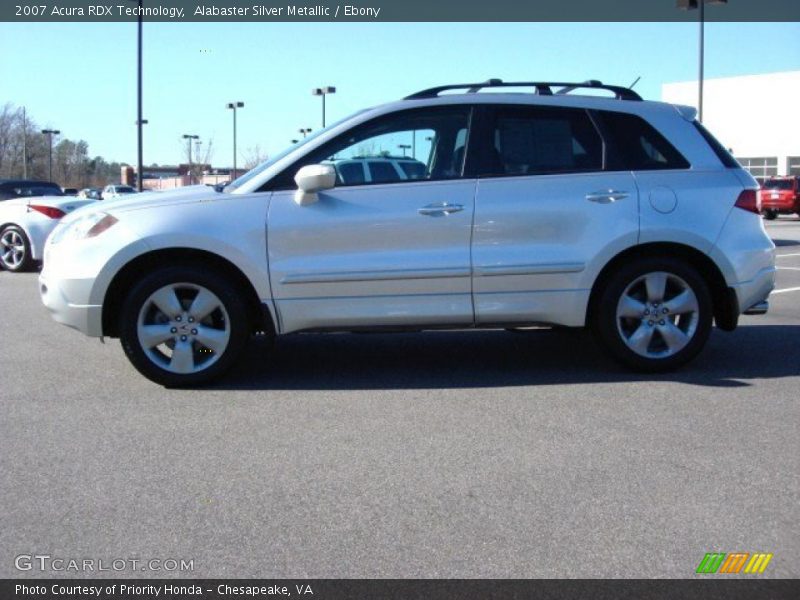Alabaster Silver Metallic / Ebony 2007 Acura RDX Technology