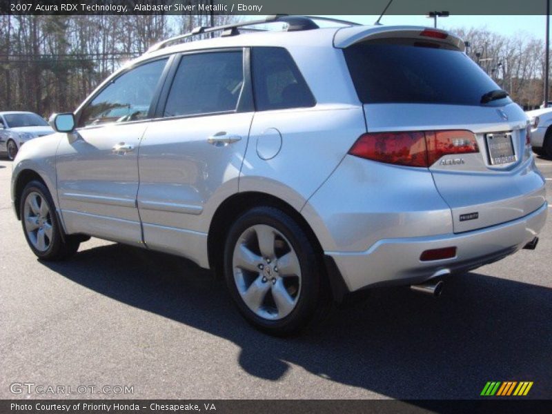 Alabaster Silver Metallic / Ebony 2007 Acura RDX Technology