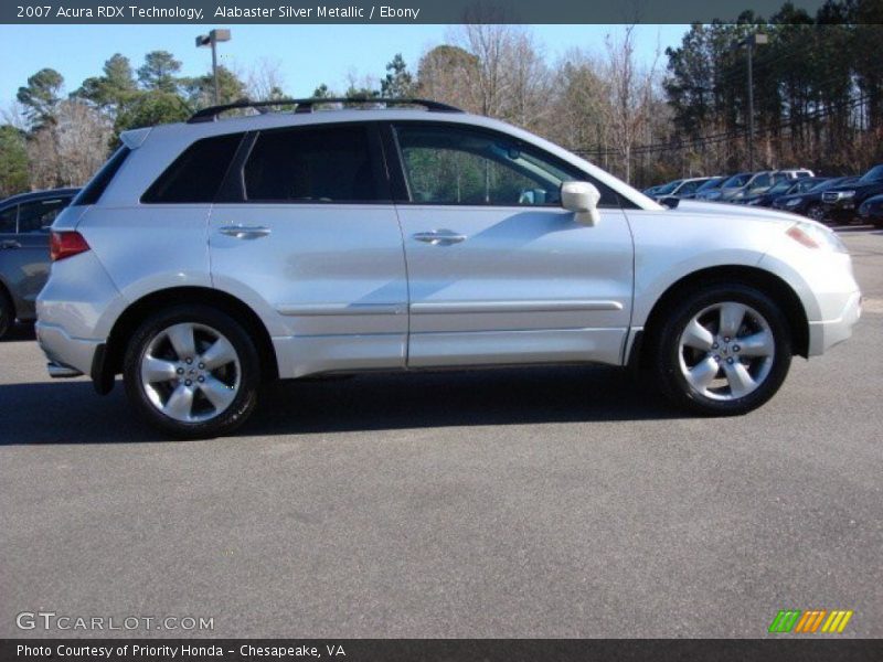 Alabaster Silver Metallic / Ebony 2007 Acura RDX Technology