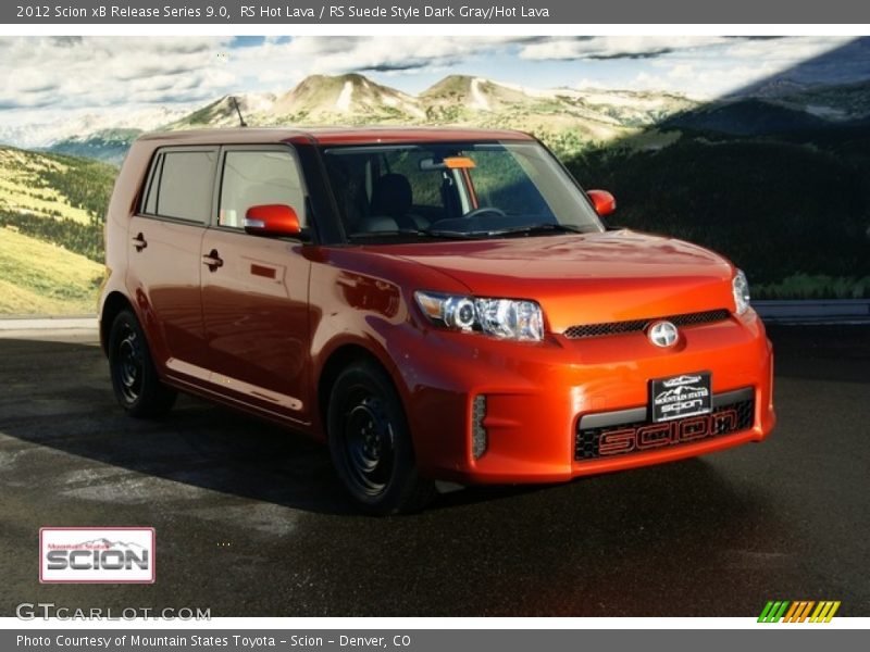 RS Hot Lava / RS Suede Style Dark Gray/Hot Lava 2012 Scion xB Release Series 9.0