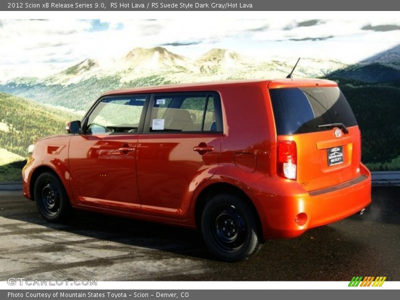 RS Hot Lava / RS Suede Style Dark Gray/Hot Lava 2012 Scion xB Release Series 9.0