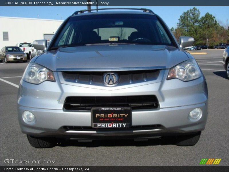 Alabaster Silver Metallic / Ebony 2007 Acura RDX Technology