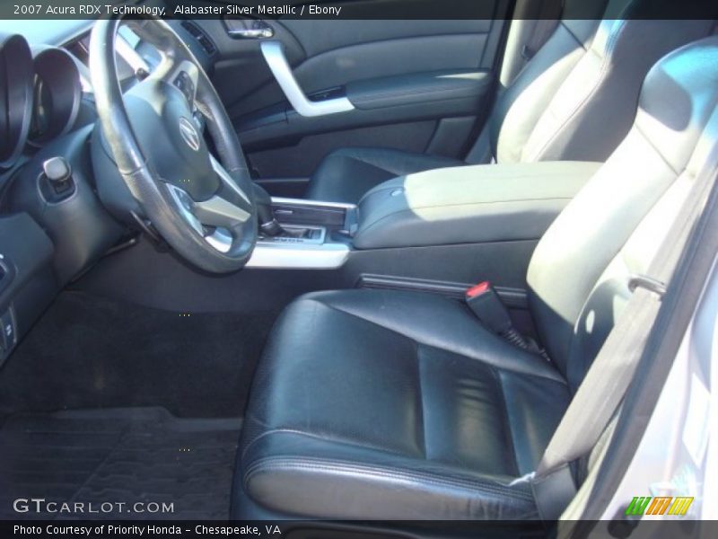 Alabaster Silver Metallic / Ebony 2007 Acura RDX Technology