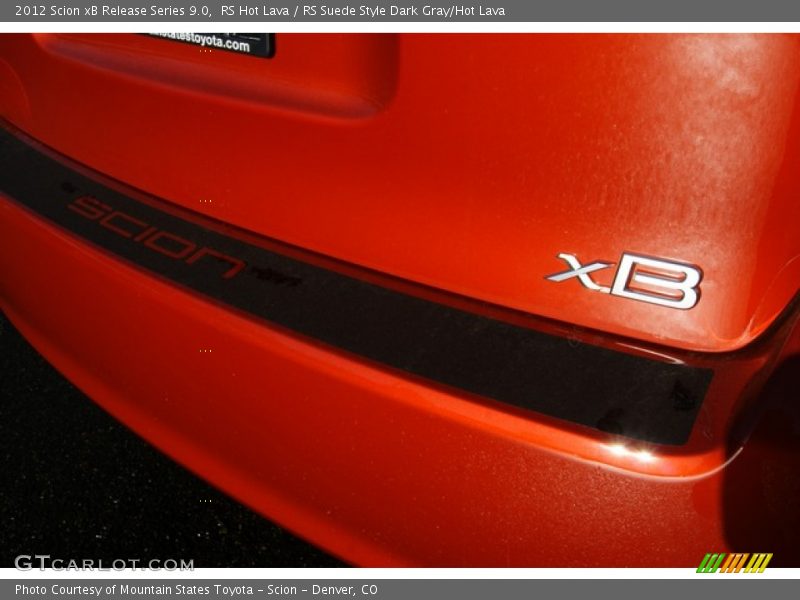 RS Hot Lava / RS Suede Style Dark Gray/Hot Lava 2012 Scion xB Release Series 9.0